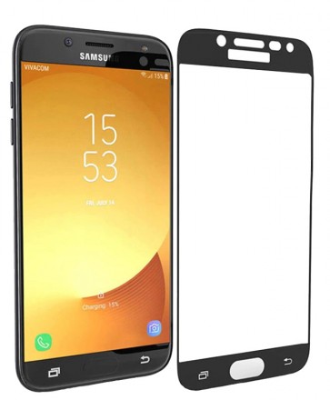 Защитное стекло c рамкой 3D+ Full-Screen для Samsung Galaxy J2 Pro 2018 J250