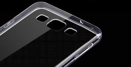 Ультратонкая ТПУ накладка Crystal для Samsung A300H Galaxy A3 (прозрачная)