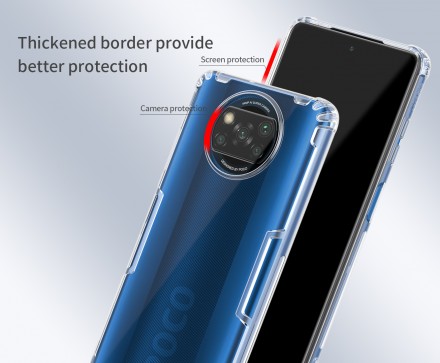 ТПУ чехол Nillkin Nature для Xiaomi Poco X3 NFC