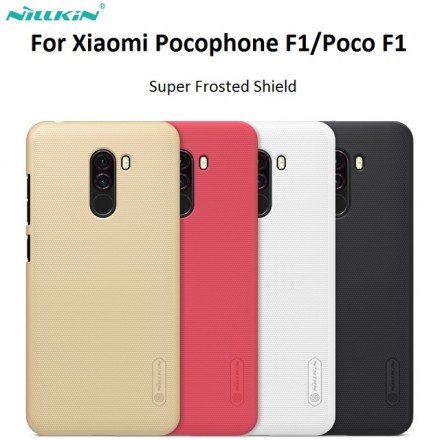 Пластиковая накладка Nillkin Super Frosted для Xiaomi Pocophone F1