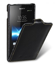 Кожаный чехол (флип) Melkco Jacka Type для Sony Xperia Sola (MT27i)
