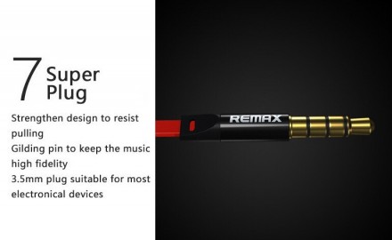 Вакуумные наушники Remax RM-535 с микрофоном