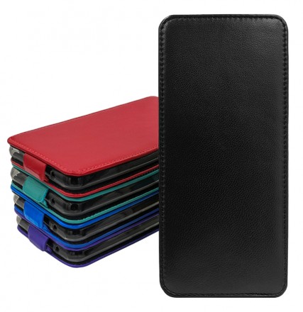 Чехол из натуральной кожи Estenvio Leather Flip на Samsung Galaxy S21