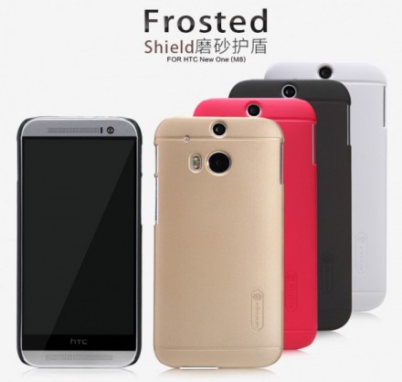 Пластиковая накладка Nillkin Super Frosted для HTC One M8 / M8 Dual Sim (+ пленка на экран)