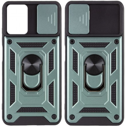 TPU+PC чехол Ring Plaza (с подставкой) для Samsung Galaxy M13 4G