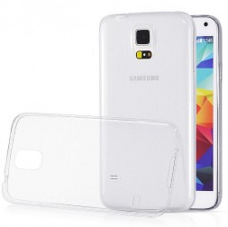 Ультратонкая ТПУ накладка Crystal для Samsung G900 Galaxy S5 (прозрачная)