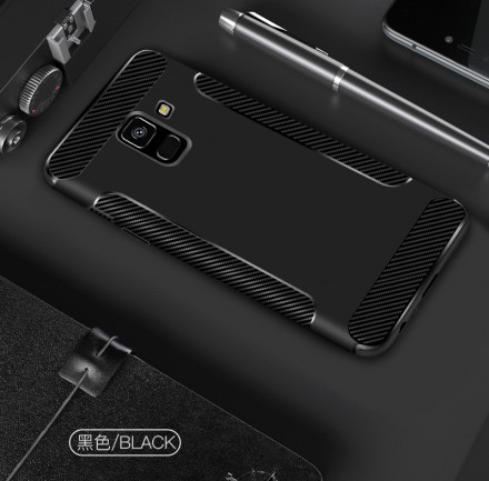 ТПУ накладка Strips Texture для Samsung Galaxy A8 Plus 2018 A730F
