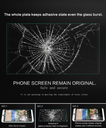 Защитное стекло Nillkin Anti-Explosion (H) для HTC Desire 826
