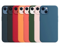 ТПУ чехол Silky Original Full Case для iPhone 13