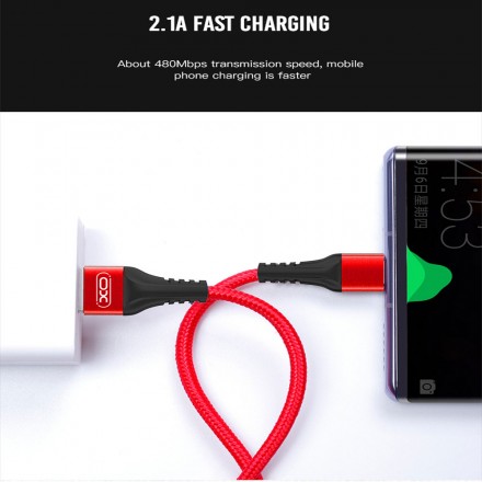 USB - Lightning кабель XO NB118 (2.1A)