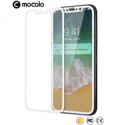 Защитное стекло с рамкой MOCOLO 3D Premium для iPhone X