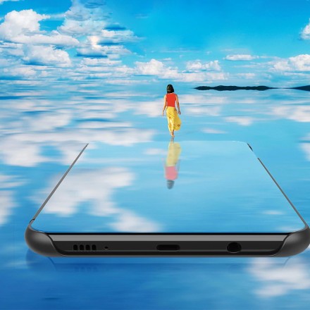 Чехол Mirror Clear View Case для Xiaomi Redmi Note 9 Pro