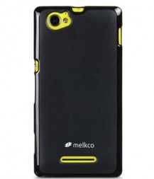 ТПУ накладка Melkco Poly Jacket для Sony Xperia M (C1905) (+ пленка на экран)