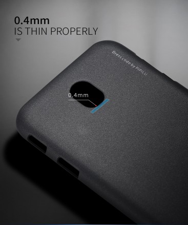 Пластиковая накладка X-Level Metallic Series для Samsung Galaxy A8 Plus 2018 A730F (soft-touch)