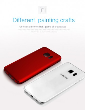 Пластиковая накладка Pudini Full body 360 для Samsung G930F Galaxy S7