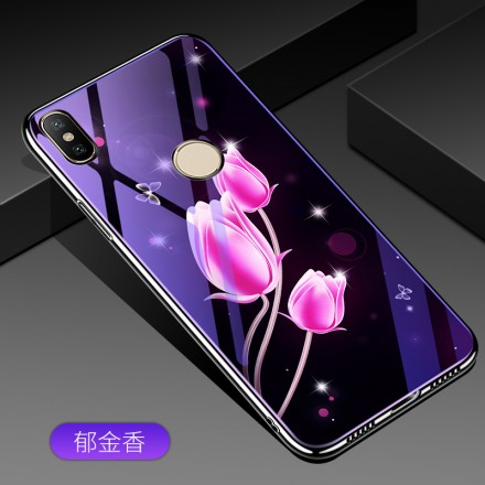 ТПУ чехол Violet Glass для Huawei P30 Lite