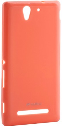 ТПУ накладка Melkco Poly Jacket для Sony Xperia C3 Dual D2502 (+ пленка на экран)