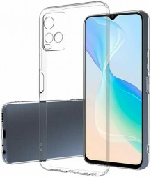 TPU чехол Prime Crystal Full Camera 1.5 mm для Vivo Y33s