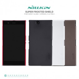 Пластиковая накладка Nillkin Super Frosted для Sony Xperia Z Ultra XL39h (C6802) (+ пленка на экран)