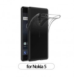 Прозрачная накладка Crystal Strong 0.5 mm для Nokia 5