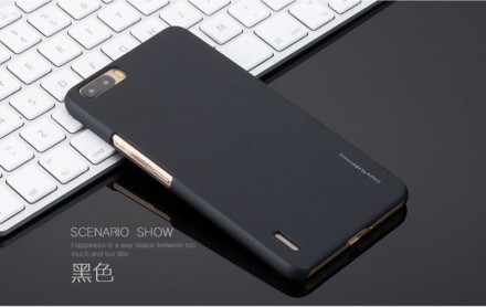 Пластиковая накладка X-Level Metallic Series для Huawei Y5 2017 (soft-touch)