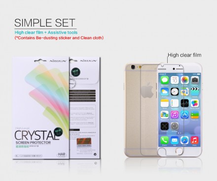 Защитная пленка на экран iPhone 6 / 6S Nillkin Crystal