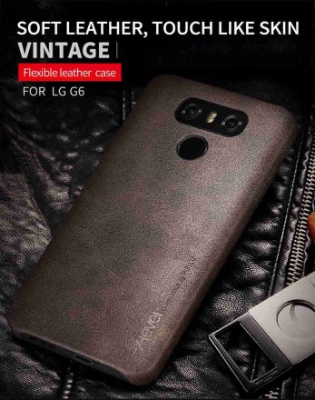 Кожаная накладка X-Level Vintage Series для LG G6 H870