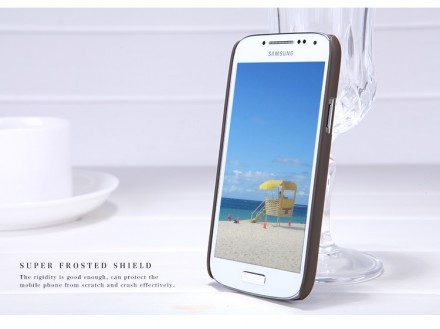 Пластиковая накладка Nillkin Super Frosted для Samsung i9190 Galaxy S4 Mini (+ пленка на экран)