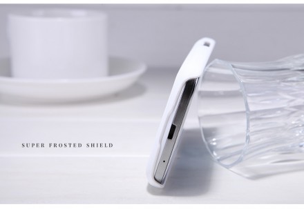 Пластиковая накладка Nillkin Super Frosted для Samsung i9190 Galaxy S4 Mini (+ пленка на экран)
