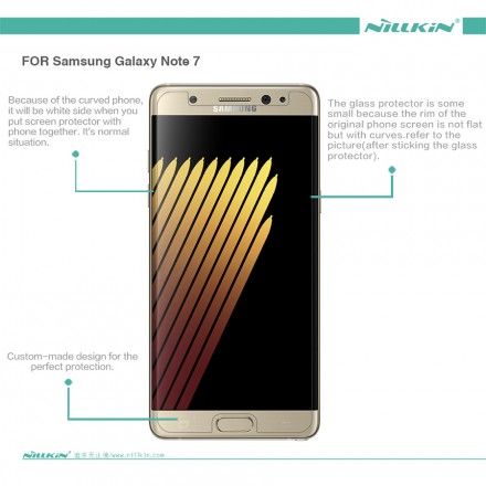 Защитная пленка на экран Samsung N930F Galaxy Note 7 Nillkin Crystal