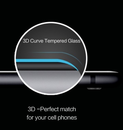 Защитное стекло с рамкой MOCOLO 3D Premium для Samsung Galaxy J7 Prime