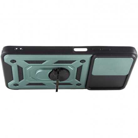 TPU+PC чехол Gate Ring Plaza (с защитой камеры) для Xiaomi Poco M6 4G