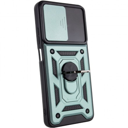 TPU+PC чехол Gate Ring Plaza (с защитой камеры) для Xiaomi Poco M6 4G
