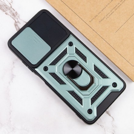 TPU+PC чехол Gate Ring Plaza (с защитой камеры) для Xiaomi Poco M6 4G