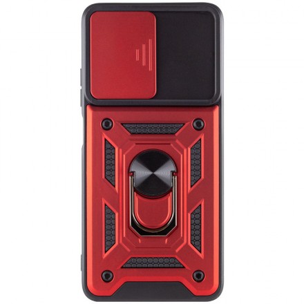 TPU+PC чехол Gate Ring Plaza (с защитой камеры) для Xiaomi Poco M6 4G