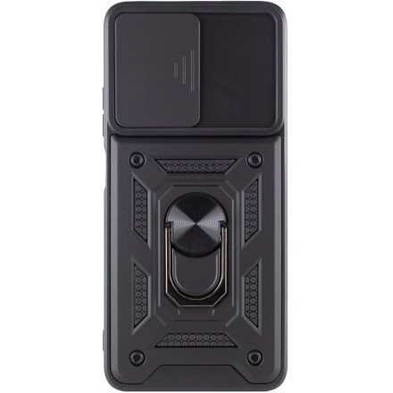 TPU+PC чехол Gate Ring Plaza (с защитой камеры) для Xiaomi Poco M6 4G