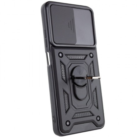 TPU+PC чехол Gate Ring Plaza (с защитой камеры) для Xiaomi Poco M6 4G