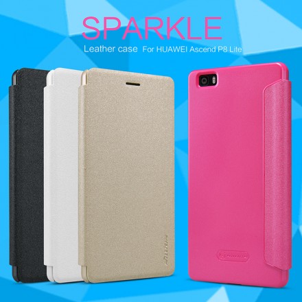 Чехол (книжка) Nillkin Sparkle для Huawei P8 Lite