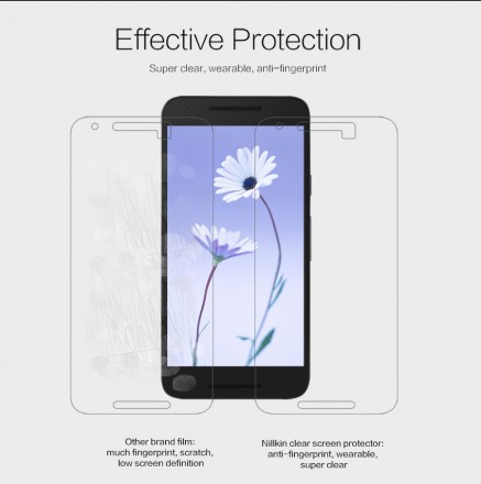 Защитная пленка на экран LG Nexus 5X Nillkin Crystal