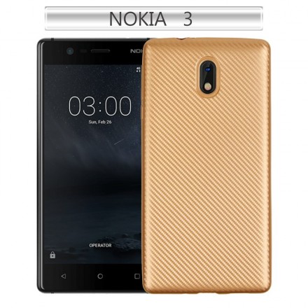 ТПУ накладка Carbon Series для Nokia 3