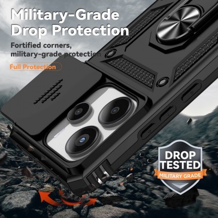 TPU+PC чехол Gate Ring Plaza (с защитой камеры) для Xiaomi Redmi Note 14 4G