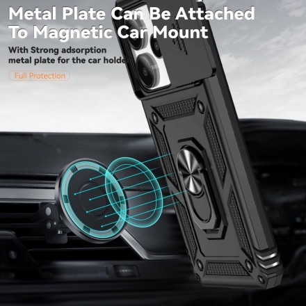 TPU+PC чехол Gate Ring Plaza (с защитой камеры) для Xiaomi Redmi Note 14 4G