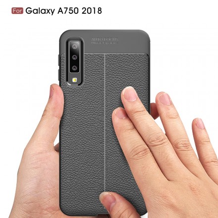 ТПУ накладка Skin Texture для Samsung A750 Galaxy A7 2018