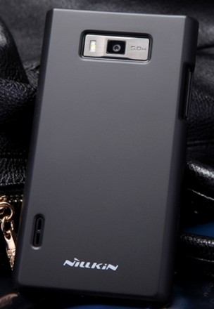 Пластиковая накладка Nillkin Super Frosted для LG P705 Optimus L7 (+ пленка на экран)