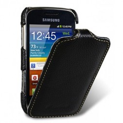 Кожаный чехол (флип) Melkco Jacka Type для Samsung S6500 Galaxy mini 2