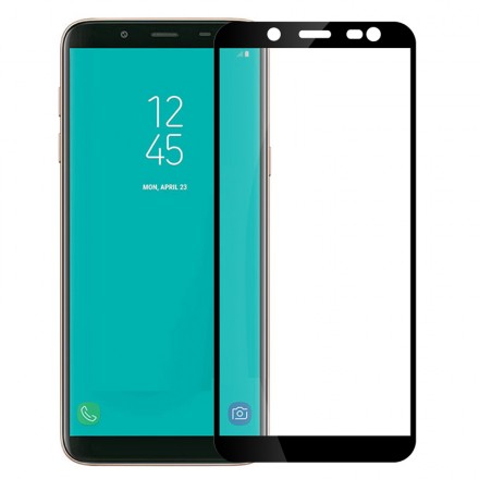 Защитное стекло 5D+ Full-Screen с рамкой для Samsung Galaxy J8 2018 J810