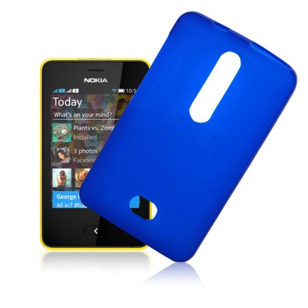 ТПУ накладка для Nokia Asha 502 (матовая)