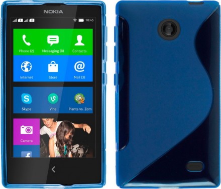 ТПУ накладка S-line для Nokia X / X+