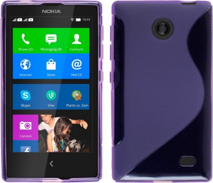 ТПУ накладка S-line для Nokia X / X+