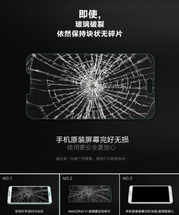 Защитное стекло Nillkin Anti-Explosion (H) для Samsung N9000 Galaxy Note 3